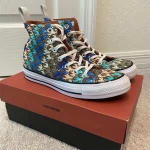 Converse + MISSONI High Top Converse Wmn Sz 6.5